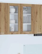 vidaXL Висящ шкаф Дъб 40 x 31 x 80 см Инженерна дървесина