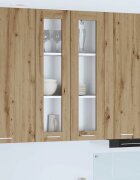 vidaXL Висящ шкаф Дъб 60 x 31 x 100 см Инженерна дървесина