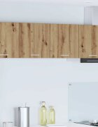 vidaXL Висящ шкаф Дъб 80 x 31 x 40 см Инженерна дървесина