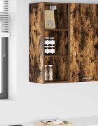 vidaXL Висящ шкаф Димян дъб 30 x 295 x 80 см Инженерна дървесина