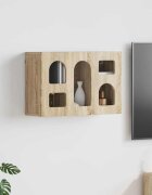 vidaXL Висящ шкаф ELST Дъб сонома 60 x 20 x 40 см Инженерна дървесина