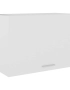 vidaXL Висящ шкаф "Lyon" бял 60x31x40 см инженерно дърво
