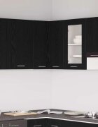 vidaXL Висящ шкаф Lyon Черния дъб 57 x 57 x 60 см Инженерна дървесина
