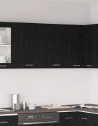 vidaXL Висящ шкаф Lyon Черния дъб 80 x 31 x 60 см Инженерна дървесина