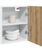 vidaXL Висящ шкаф "Lyon" дъб Artisan 50x31x60 см инженерно дърво
