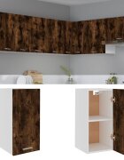 vidaXL Висящ шкаф "Lyon" опушен дъб 295x31x60 см инженерно дърво