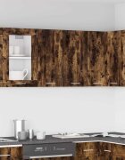 vidaXL Висящ шкаф "Lyon" опушен дъб 60x31x60 см инженерно дърво
