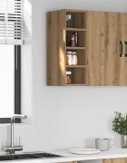 vidaXL Висящ шкаф "Рига" дъб Artisan 20x295x60 см инженерно дърво