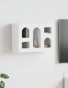 vidaXL Висящ шкаф с рафт ELST Бяло 60 x 20 x 40 см Инженерна дървесина