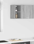 vidaXL Висящ шкаф Сив Сонома 20 x 295 x 40 см Инженерна дървесина