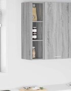 vidaXL Висящ шкаф Сив Сонома 20 x 295 x 80 см Инженерна дървесина