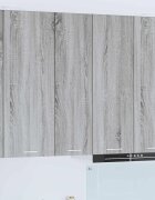 vidaXL Висящ шкаф Сив Сонома 30 x 31 x 100 см Инженерна дървесина