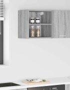 vidaXL Висящ шкаф Сив Сонома 40 x 295 x 40 см Инженерна дървесина