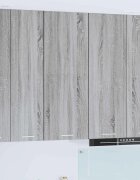 vidaXL Висящ шкаф Сив Сонома 40 x 31 x 100 см Инженерна дървесина