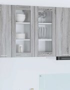 vidaXL Висящ шкаф Сив Сонома 40 x 31 x 80 см Инженерна дървесина