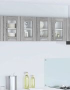 vidaXL Висящ шкаф Сив Сонома 60 x 31 x 40 см Инженерна дървесина