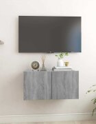 vidaXL Висящ шкаф сив сонома 60x30x30 см инженерно дърво