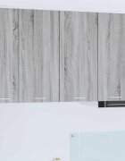 vidaXL Висящ шкаф Сив Сонома 80 x 31 x 80 см Инженерна дървесина
