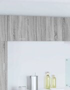 vidaXL Висящ шкаф Сив Сонома и бяло 50 x 31 x 40 см
