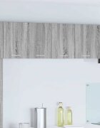 vidaXL Висящ шкаф Сив Сонома и бяло 60 x 31 x 40 см