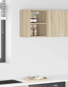vidaXL Висящ шкаф Сонома дъб 30 x 295 x 40 см Инженерна дървесина