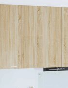 vidaXL Висящ шкаф Сонома дъб 40 x 31 x 100 см Инженерна дървесина