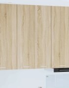 vidaXL Висящ шкаф Сонома дъб 60 x 31 x 100 см Инженерна дървесина
