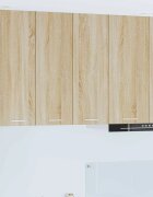 vidaXL Висящ шкаф Сонома дъб 60 x 31 x 80 см Инженерна дървесина