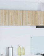vidaXL Висящ шкаф Сонома дъб 80 x 31 x 40 см Инженерна дървесина