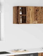 vidaXL Висящ шкаф Старо дърво 20 x 295 x 40 см Инженерна дървесина