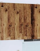 vidaXL Висящ шкаф Старо дърво 30 x 31 x 100 см Инженерна дървесина