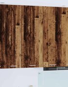 vidaXL Висящ шкаф Старо дърво 40 x 31 x 100 см Инженерна дървесина