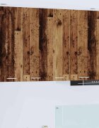 vidaXL Висящ шкаф Старо дърво 60 x 31 x 80 см Инженерна дървесина