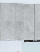 vidaXL Висящ шкаф Циментено сиво 30 x 31 x 100 см Инженерна дървесина