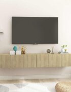 vidaXL Висящи ТВ шкафове 3 бр дъб сонома 60x30x30 см