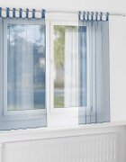vidaXL Воал завеси с бримки 2 бр. кралско сини 140x140 см