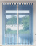 vidaXL Воал завеси с бримки 2 бр. кралско сини 140x260 см