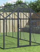 vidaXL Волиера антрацит 179x10x185 м алуминий
