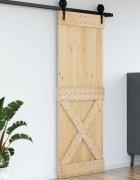 vidaXL Врата Cross NARVIK 80x210 см
