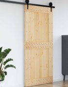 vidaXL Врата NARVIK 100 x 210 cm Натурално