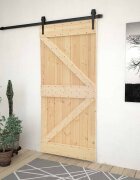 vidaXL Врата NARVIK 100 x 210 cm Натурално