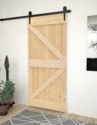 vidaXL Врата NARVIK 80 x 210 cm Натурално