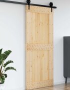 vidaXL Врата NARVIK 95 x 210 cm Натурално