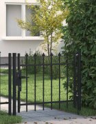 vidaXL Врата-ограда BOXTEL с плот от копие 100x75 см