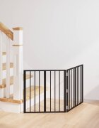 vidaXL Врата за кучета 2 бр. Черно 60 x 60 cm Поцинкована стомана