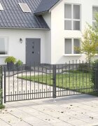 vidaXL Врата за ограда с връх под формата на копие KAMPEN 305 x 100 см