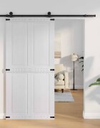 vidaXL Врата за плевня CORONA 100 x 210 cm Масивна борова дървесина