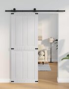 vidaXL Врата за плевня CORONA 80 x 210 cm Масивна борова дървесина