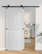 vidaXL Врата за плевня CORONA 90 x 210 cm Масивна борова дървесина