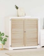 vidaXL Врата за шкаф с врата 2 бр. Натурално 110 x 595 см